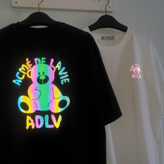 Áo thun phản quang gấu ALDV form rộng unisex