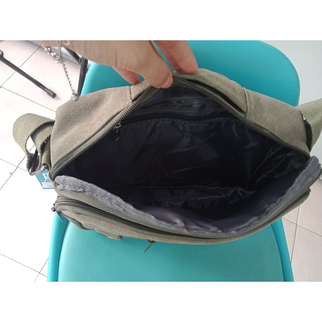 💝HOT - Túi Vải Đeo Chéo Nam V011 Chất Liệu Bền Đẹp Phong Cách Trẻ Trung Thanh Lịch | BigBuy360 - bigbuy360.vn
