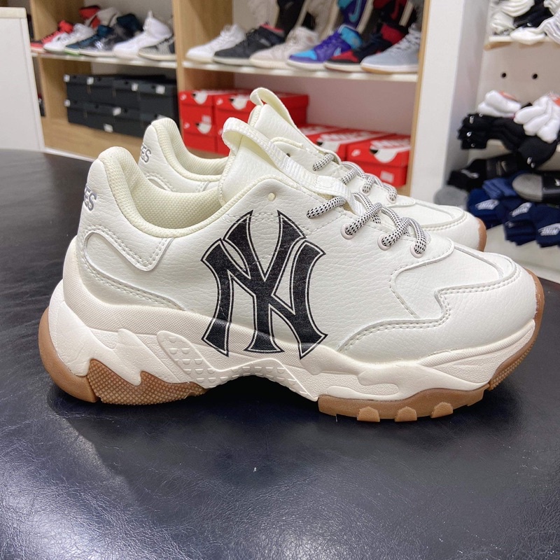 [FAKE ĐỀN X10] Giày MLB Chunky Ny - LA Đế Gum