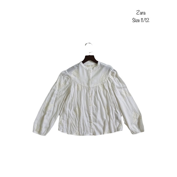 Áo sơ mi 2Hand thêu nổi cho bé