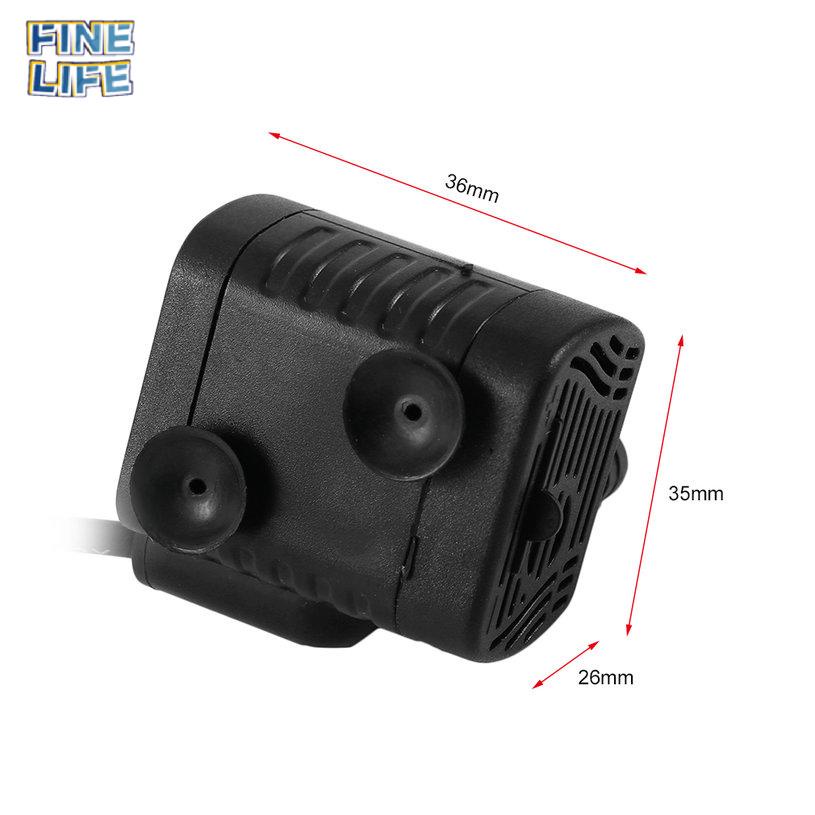 DC3.5-9V 3W Brushless DC Submersible Water Pump USB Fountain Fish Tank Pump