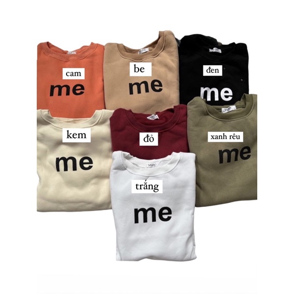 Áo sweater nỉ bông form rộng, áo nỉ bông in chữ Bazic one | BigBuy360 - bigbuy360.vn