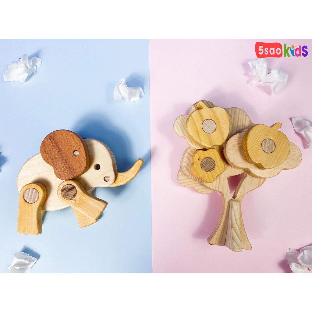 ĐỒ CHƠI LẮP GHÉP ĐỘNG VẬT ĐÁNG YÊU