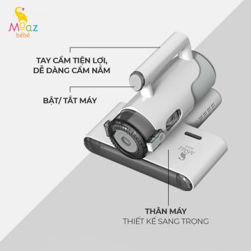 Máy hút bụi giường nệm cầm tay Moaz - Cam kết chính hãng 100% - Bảo hành 12 tháng từ chính hãng