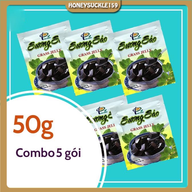 Combo 5 Gói Bột Sương Sáo Đen Gói 50g