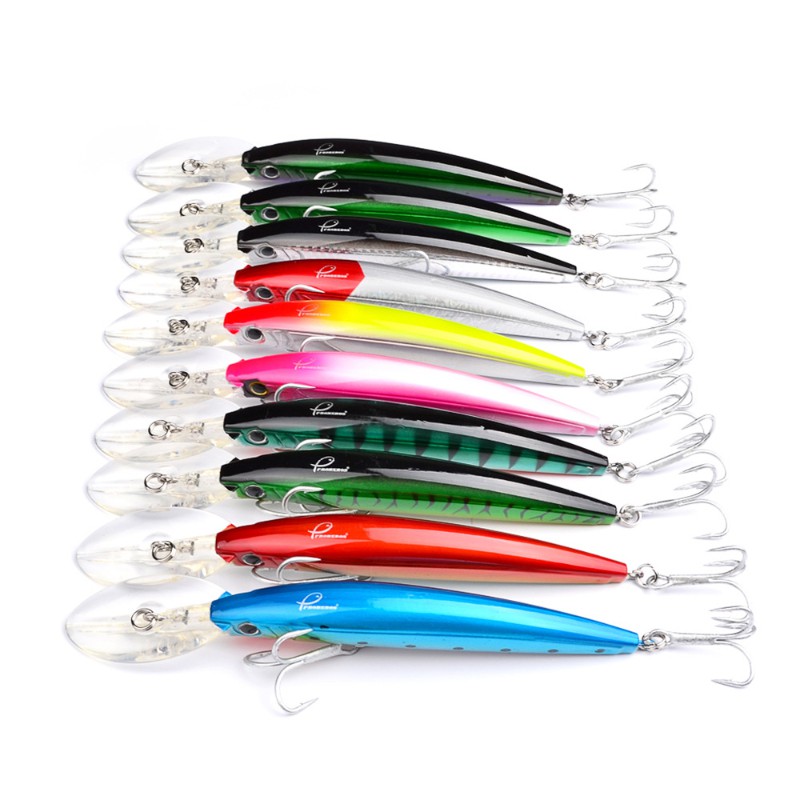 Mồi cứng Minnow 2 lưỡi BKK dài 18cm nặng 27g