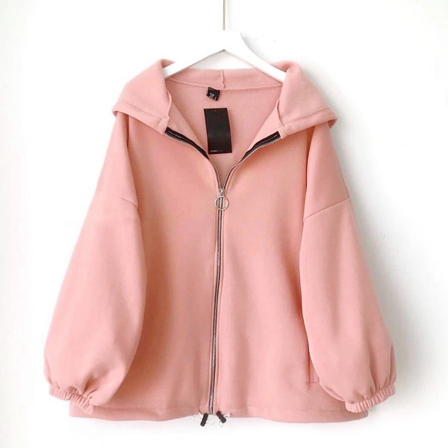 ÁO HOODIE - ÁO KHOÁC NỈ NGOẠI Form Dơi Lửng (Kèm Video - HD1250 - Khoen Dây Kéo) (Tino Shop) | BigBuy360 - bigbuy360.vn