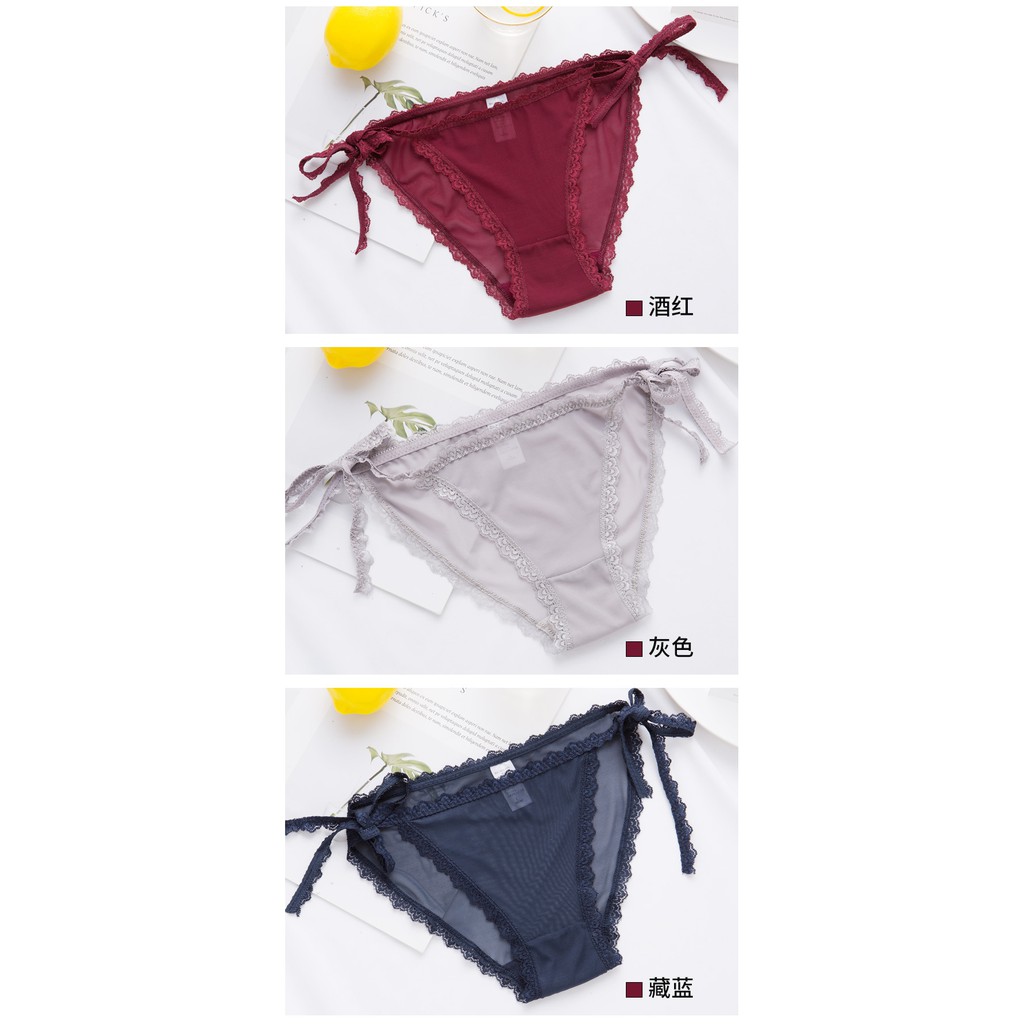 [CHE TÊN 100%] Quần Lót Nữ Cute Quần Chíp Buộc Dây Xuyên Thấu Quảng Châu Cao Cấp Sexy Xịn Đẹp La.an Store | BigBuy360 - bigbuy360.vn
