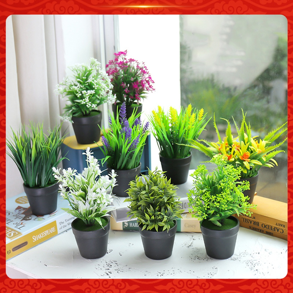 Chậu Cây Bonsai Giả Trang Trí Nội Thất