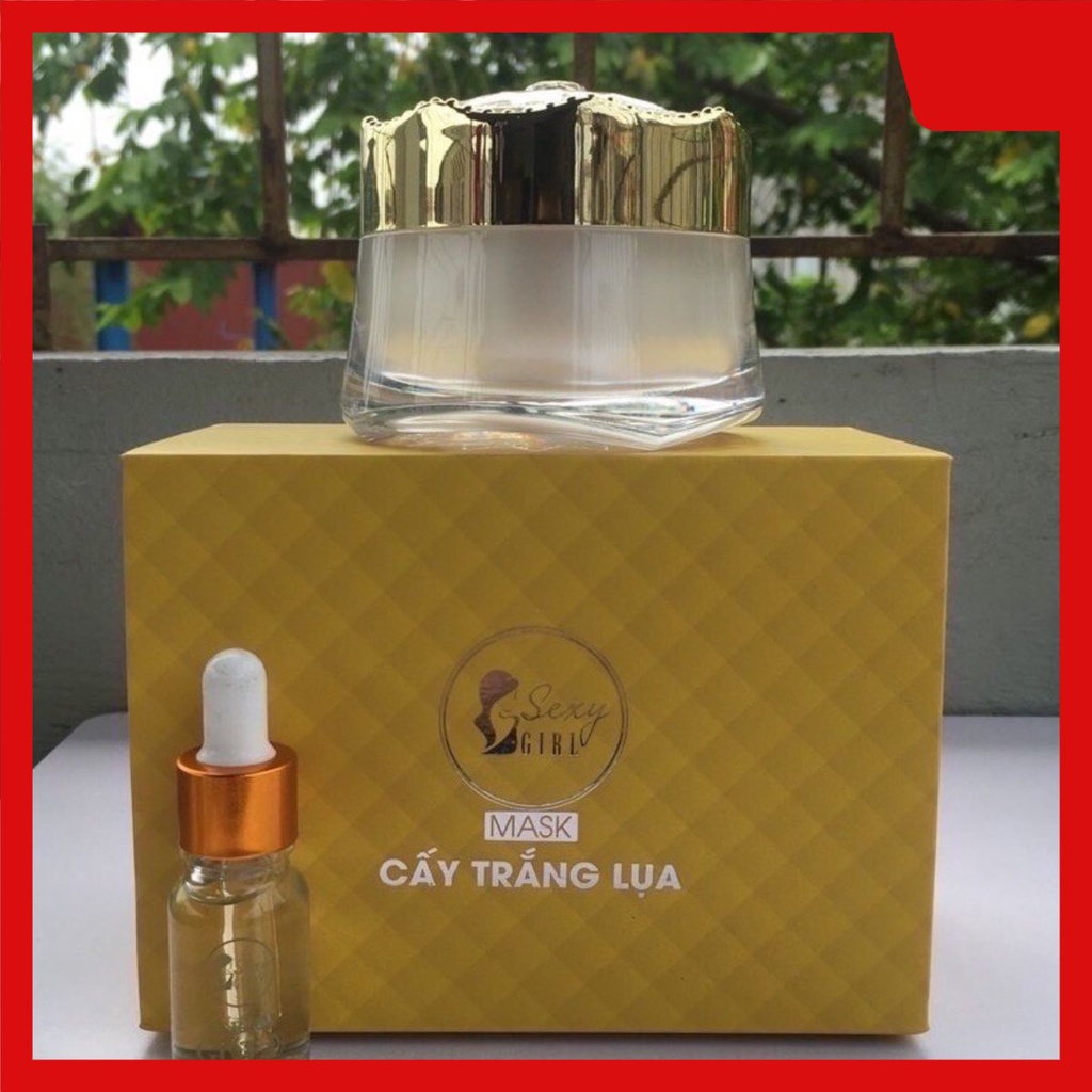 Cấy trắng lụa nguyên hộp