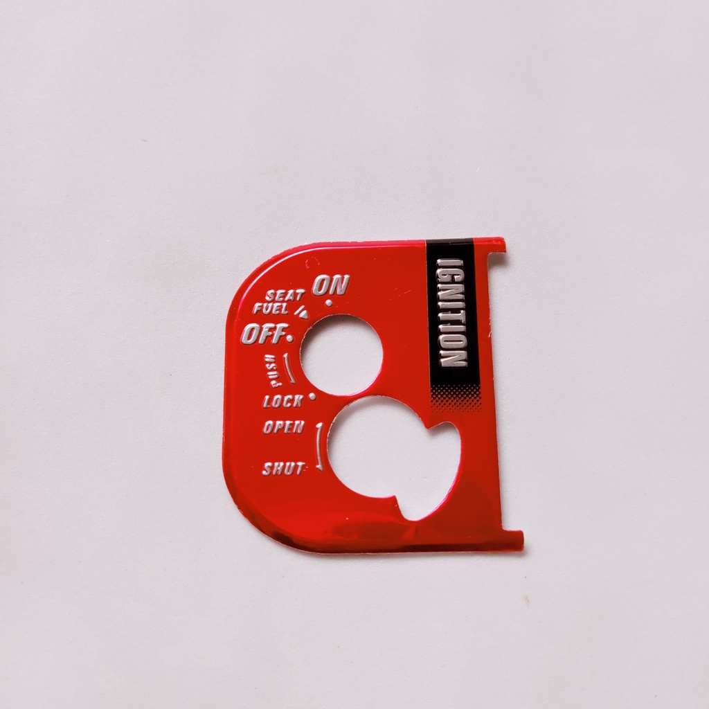 Miếng Dán Ổ Khoá Nhôm Xe Airblade AB Đời 2015 Trở Về Trước