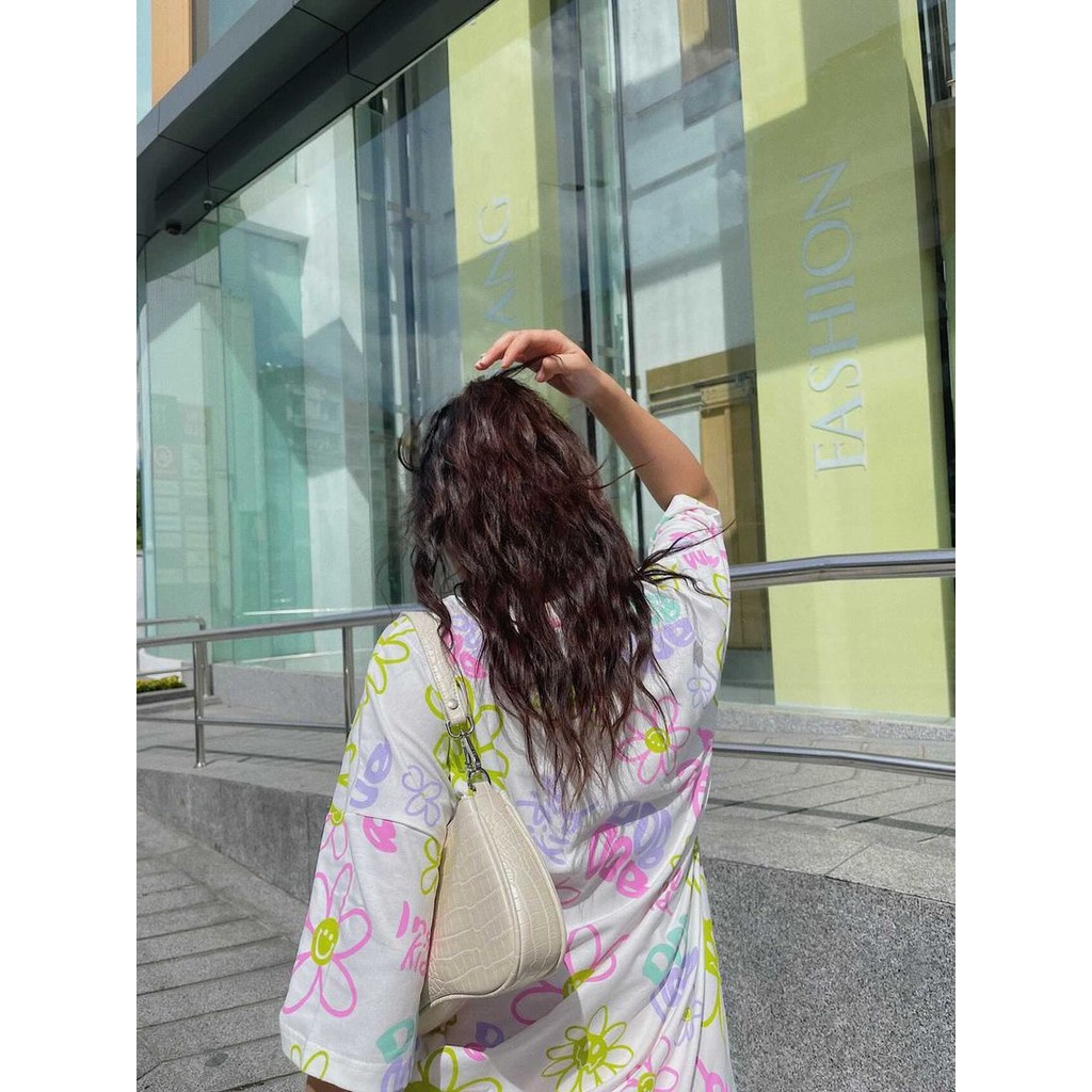 Áo Thun Nam Nữ Unisex BOO Oversize 100% Cotton Cao Cấp In Tràn OOB Đen Trắng | BigBuy360 - bigbuy360.vn