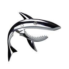 Capo guitar cá mập kẹp được Acoustic và classic loại tốt nhất tặng pick