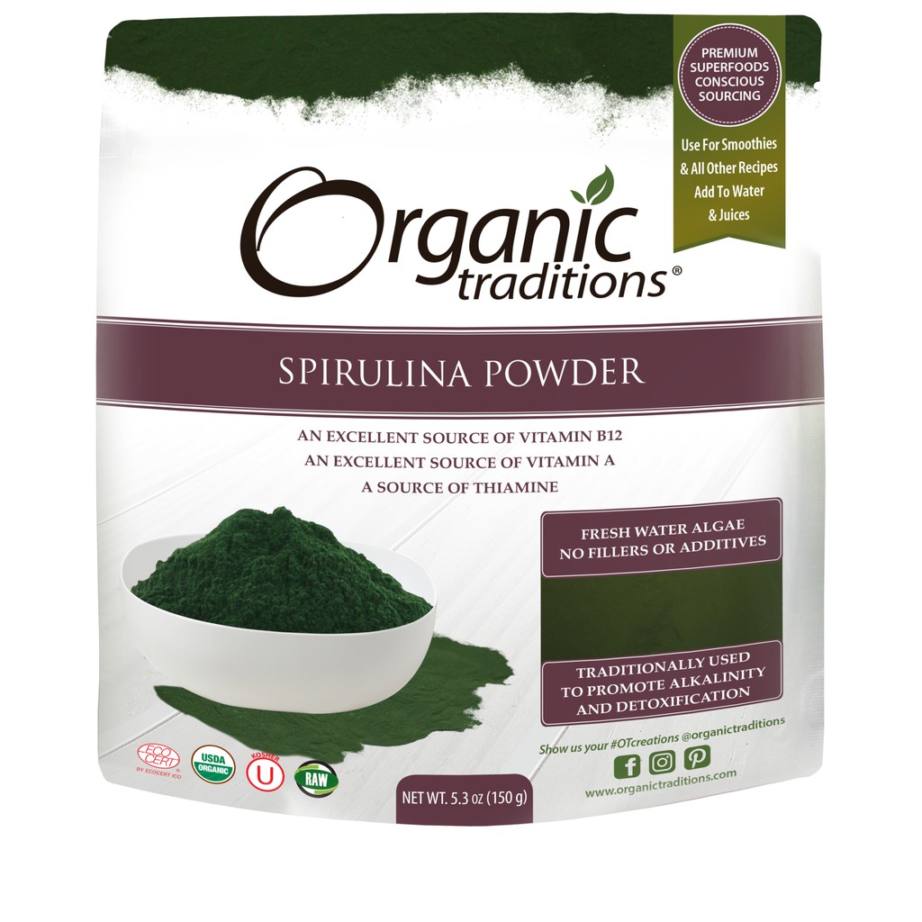 Bột tảo hữu cơ Spirulina - (Organic - Raab)