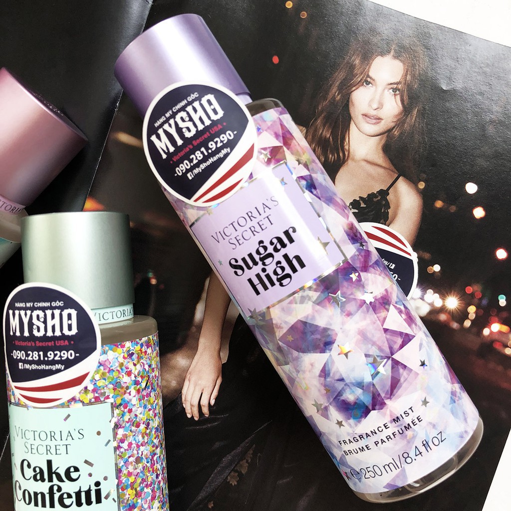 Xịt Thơm Toàn Thân Body Mist - Sugar High 250ml [𝑩𝒐𝒅𝒚𝒎𝒊𝒔𝒕 𝑨𝒖𝒕𝒉𝒆𝒏𝒕𝒊𝒄] | Thế Giới Skin Care
