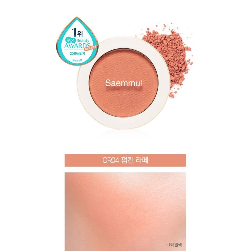 Phấn Má Hồng The Saem Saemmul Single Blusher Hàn Quốc 5g