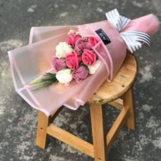 Hoa hồng sáp thơm bó 11 bông