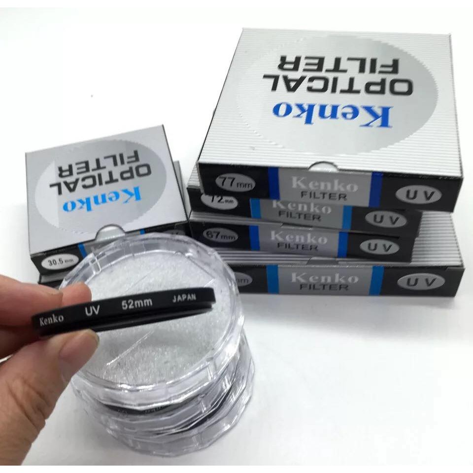 (CÓ SẴN) Filter Kenko UV cho lens máy ảnh giá rẻ 39mm 40.5mm 43mm 46mm 49mm 52mm 55mm 58mm 62mm 67mm 72mm 77mm 82mm