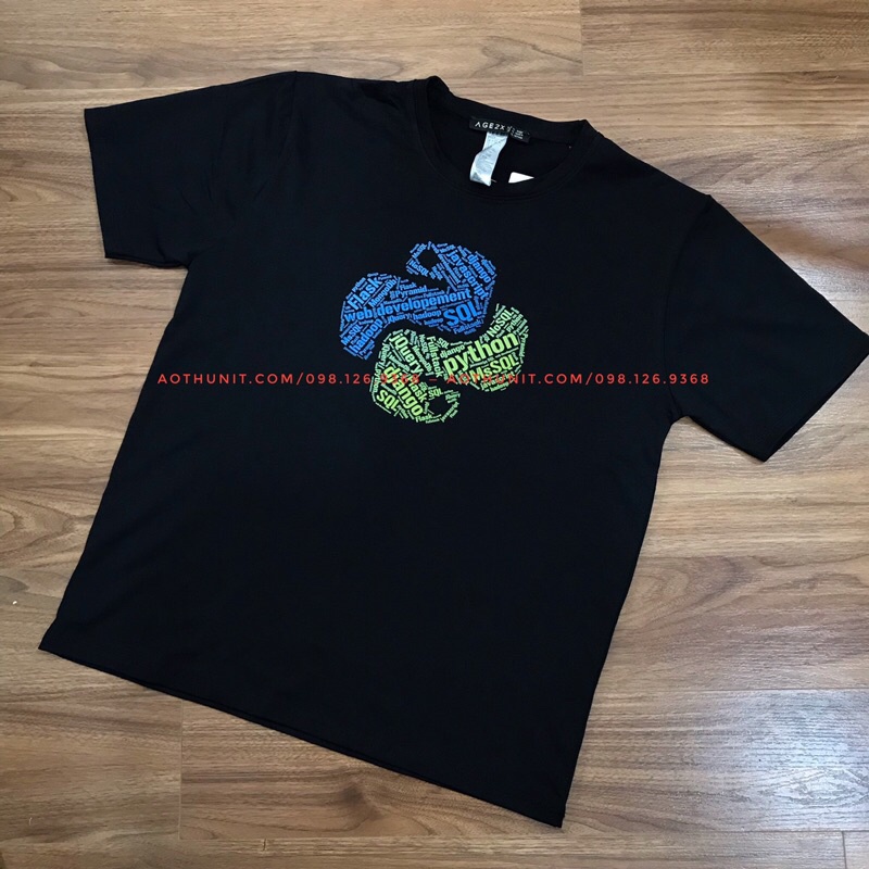 Áo Thun Python mẫu mới - áo thun lập trình đẹp