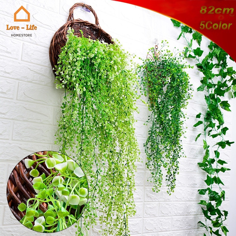 Dây Hoa Lan Nhân Tạo Nhiều Màu Treo Tường Trang Trí Nhà Cửa