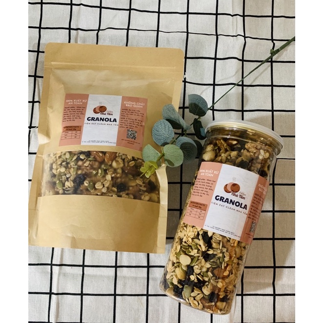 Ngũ cốc ăn kiêng Granola siêu hạt ( hạt giảm cân eatclean I 500g