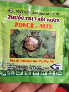 Viên sủi chống thối nhũn cho Cây Cảnh, Hoa Màu Poner - Trừ nấm bệnh, thối nhũn cho cây hoa màu, cây hoa cảnh…