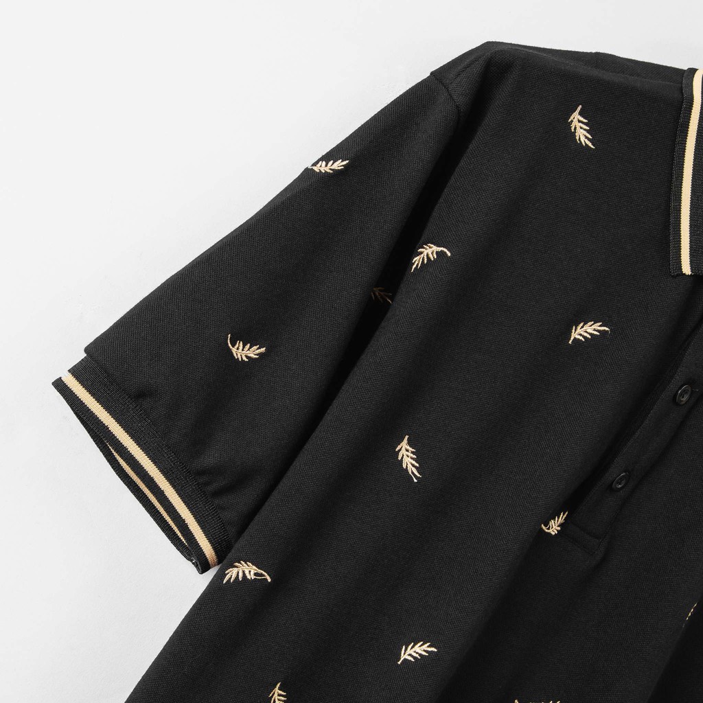 Áo Polo nam cổ bẻ họa tiết Leaf Fern 100% chất Cotton thoáng mát, không nhăn - FEAER DENIM | BigBuy360 - bigbuy360.vn