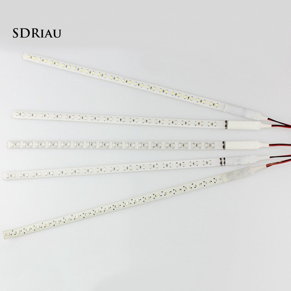 Dây đèn 32 bóng LED 12V 30cm đi đường ban ngày trang trí cho xe hơi nhiều màu