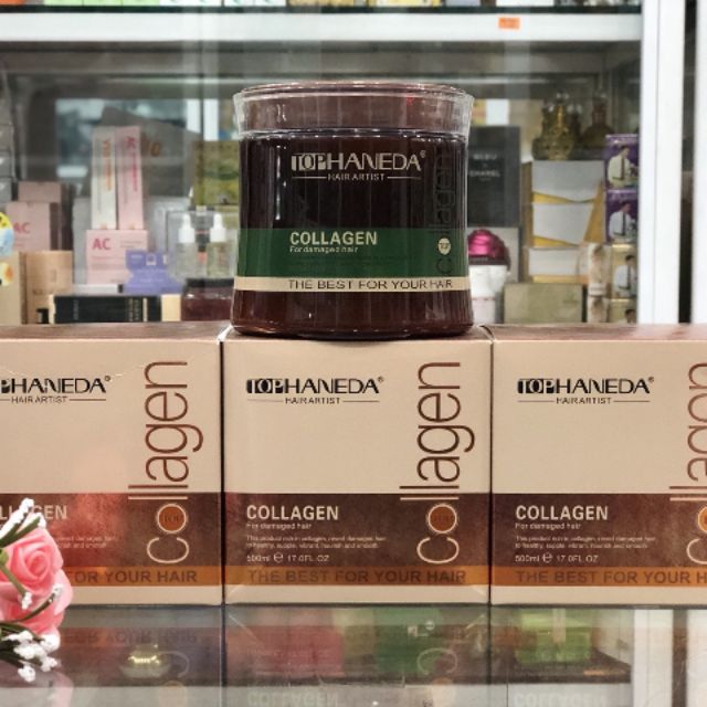 Dầu Hấp Giúp Phục Hồi Tóc HANEDA COLLAGEN 500ML