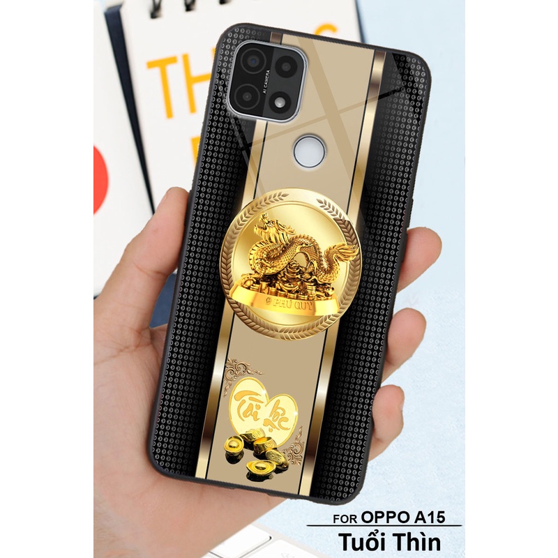 Ốp lưng OPPO A15 in hình 12 con giáp chất