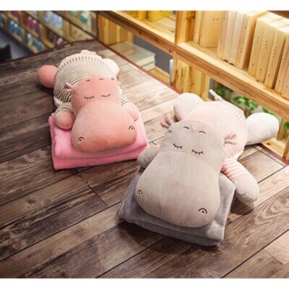 SÉT GẤU BÔNG CÓ MỀN 3in1 HÀ MÃ LƯỜI