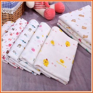 Khăn xô tắm in hoa 4 lớp xuất Nhật cho bé