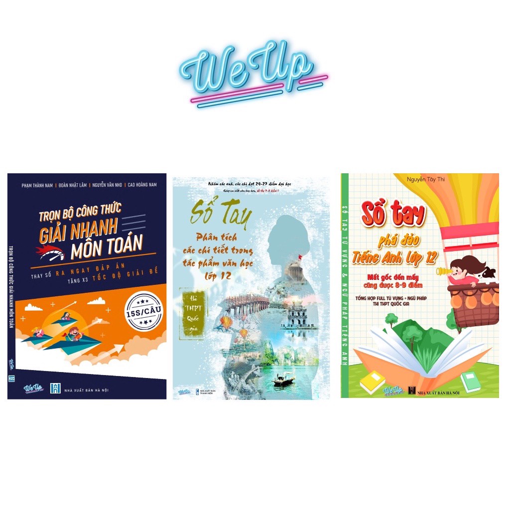Sách -Combo khối D-Giải nhanh Toán + Sổ tay Ngữ Văn + Sổ tay Tiếng Anh