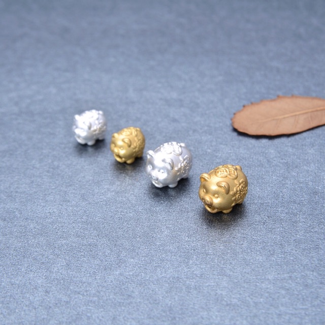[GIÁ SỈ]Charm heo thần tài bằng bạc cao cấp - Hàng bạc loại 1 siêu đẹp PH405