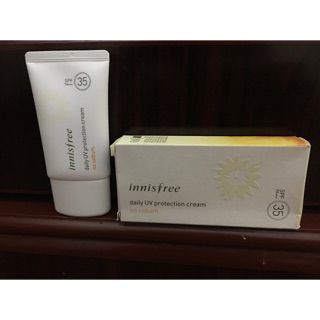 Kem chống nắng Innisfree daily UV protection cream No Sebum
