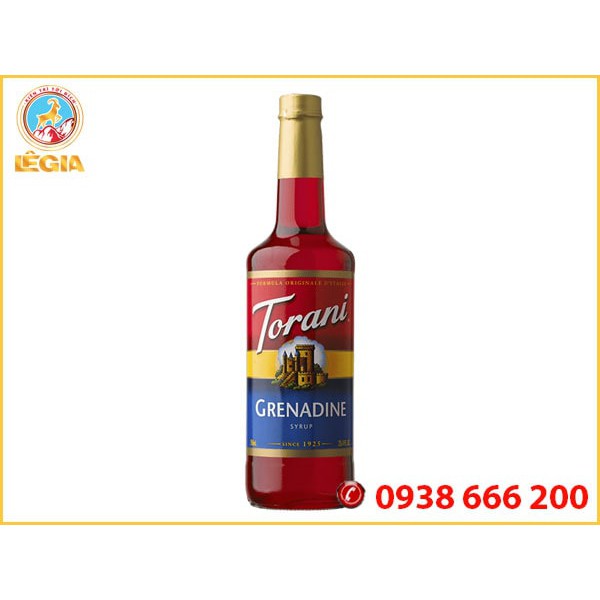 SIRO TORANI LỰU CÂY 750ML - TORANI GRENADINE SYRUP