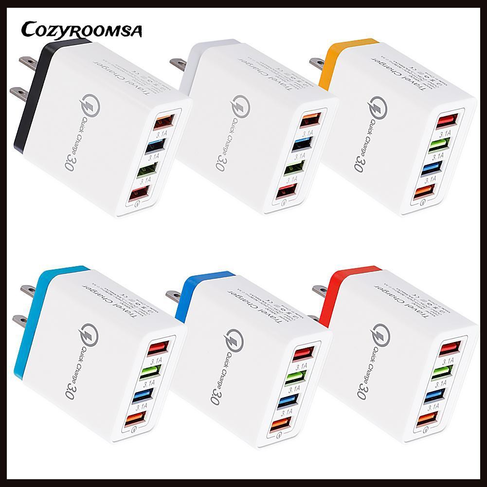 Ổ Cắm Sạc Ra 4 Cổng Usb Tiện Dụng