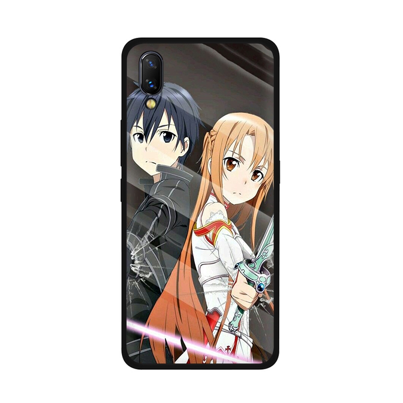 D82 Sword Art Online SAO Japanese Samsung A9 A8 A7 A6 J8 J4 J6 2018 A5 2017 Note 8 9 10 Lite Plus Soft Phone Case