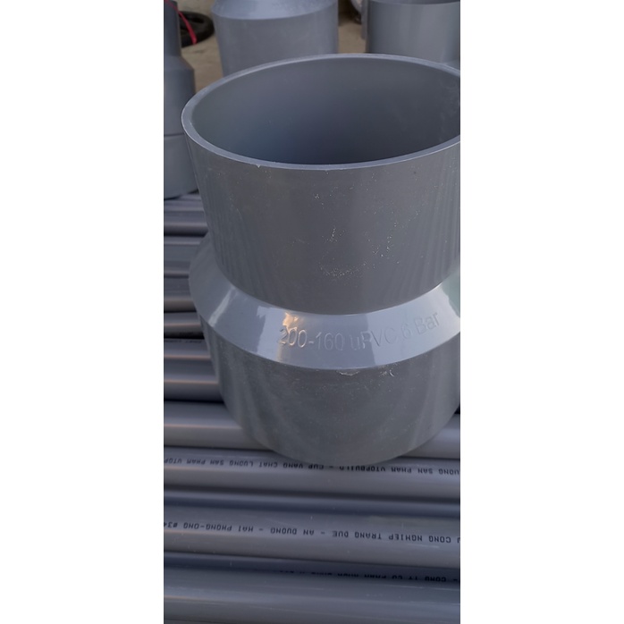 Côn thu,măng sông giảm 200/160/140/110/90 . côn rhu phi 200 về 110 ,nối thu 140/110 nhựa PVC Tiền Phong