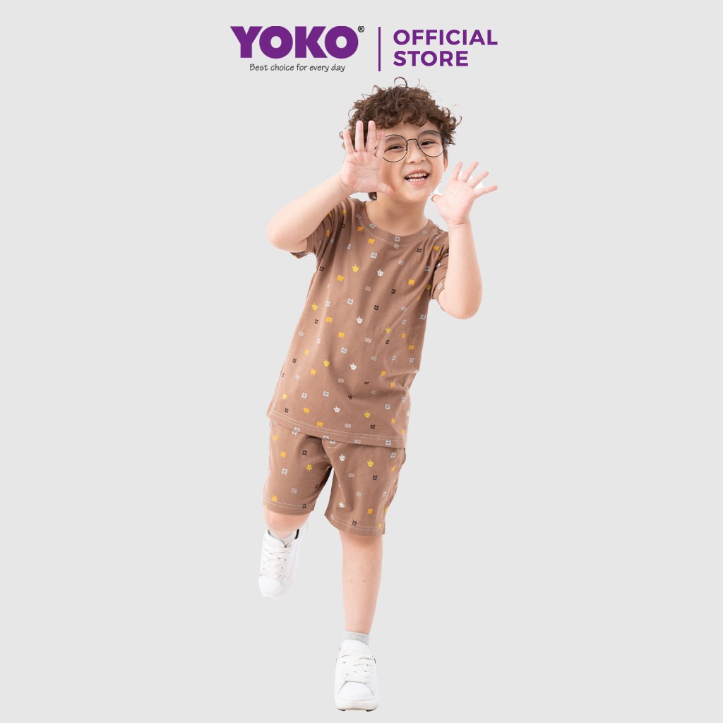 Bộ Quần Áo Thun Tay Ngắn Bé Trai (1-9 Tuổi) YOKO KID'S FASHION 21204T