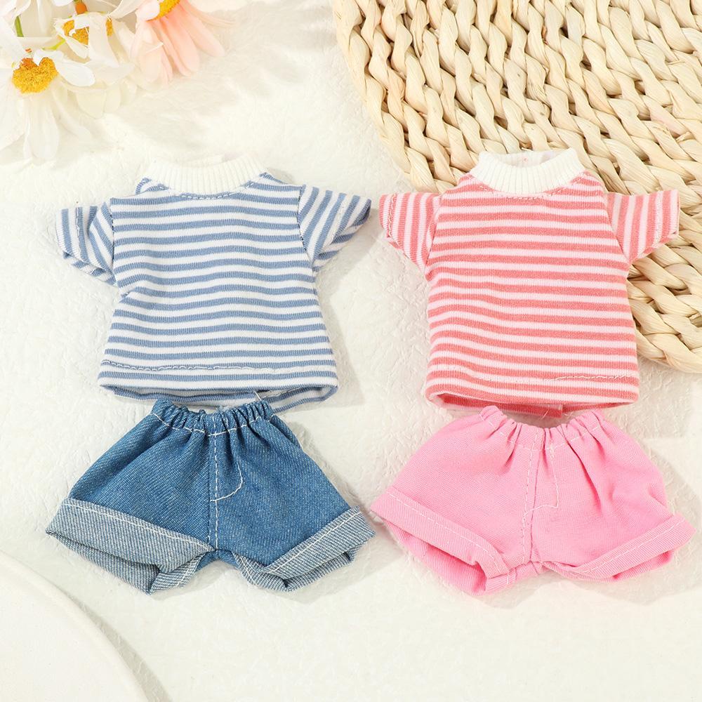 Bộ Quần Jeans Và Áo Tay Ngắn Xinh Xắn Dành Cho Búp Bê BJD 11.5 &quot;1 / 6