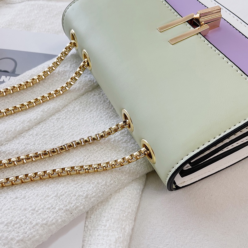 Túi Đeo Vai Hình Vuông Màu Sắc Thời Trang Phong Cách Hàn Quốc Cho Nữ