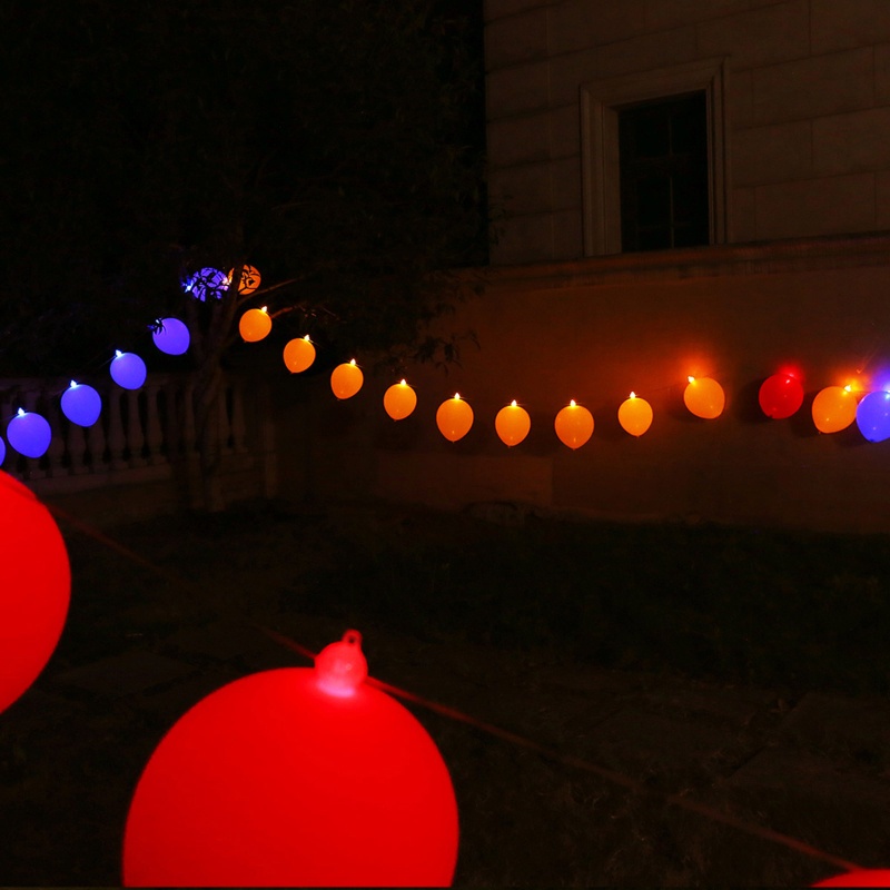 Đèn Led Tròn Gắn Bong Bóng Trang Trí Tiệc