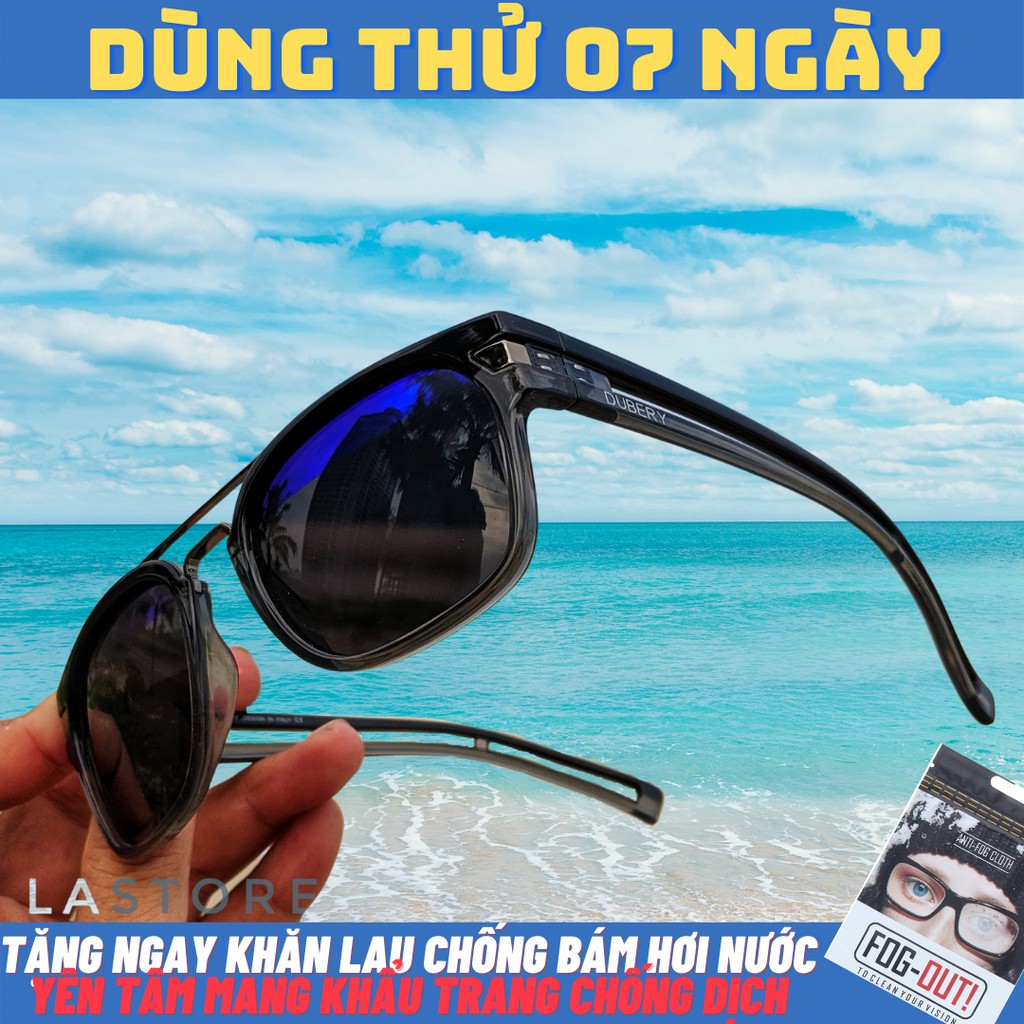 [Polarized] Kính Mát Phân Cực Dubery - Gemini Kính râm thời trang nam nữ mang đều đẹp
