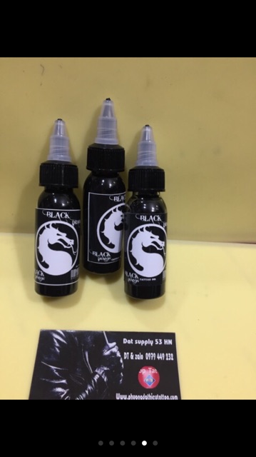 Mực xăm siêu đen black dragon 30ml(189k/1lo)