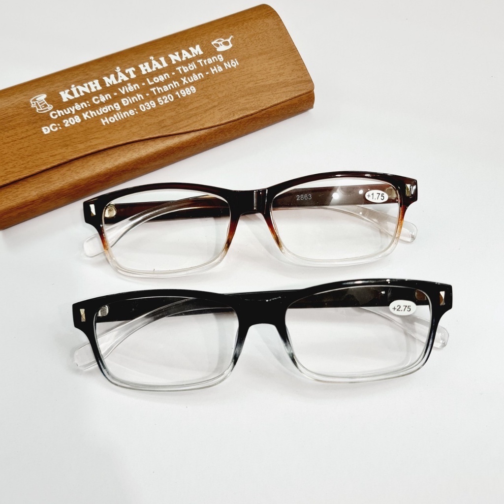 Kính lão thị viễn thị đọc sách trung niên nam nữ cao cấp hàng tốt mắt sáng và rõ cực ôm và nhẹ