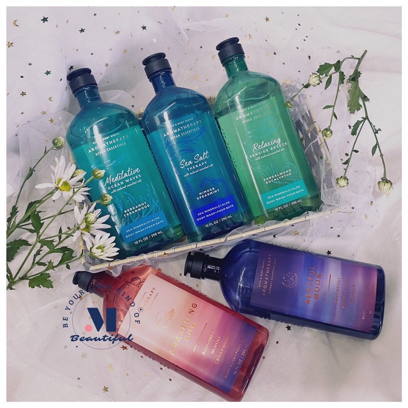 Sữa Tắm Tinh Dầu Thư GIãn Bath And Body Works Aroma Therapy - 295ml