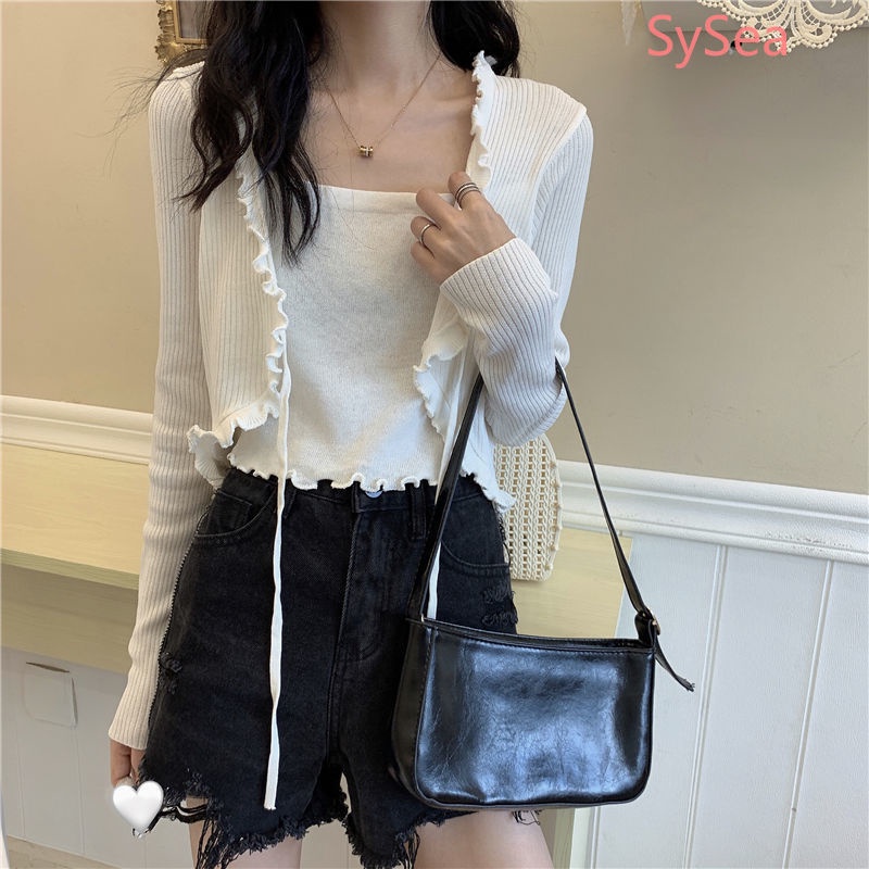 women's spring long sleeve knit shirt