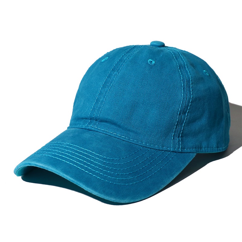 Mũ lưỡi trai LINJW cotton nhiều màu sắc trơn tùy chọn phong cách Hàn Quốc thời trang