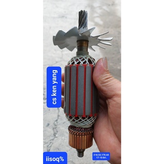Rotor máy cắt sắt kenyang , rô to máy cắt sắt ken yang - dài 218 - thân 53 - 8 răng dấu sắc.
